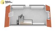 Grundriss DG - Doppelhaushälfte mit eigenem Bachlauf & Garten – ca.135 m² auf 3 Etagen in Müllheim